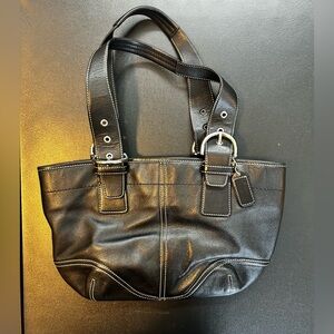 Coach Black Leather purse